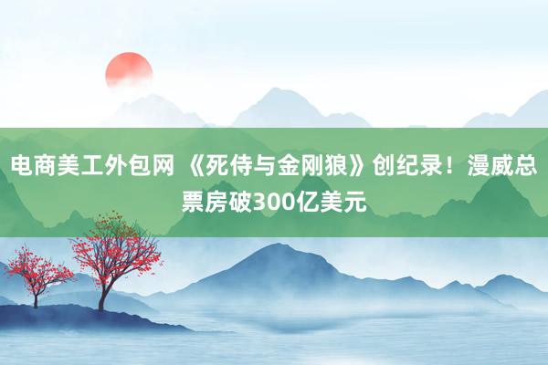 电商美工外包网 《死侍与金刚狼》创纪录！漫威总票房破300亿美元